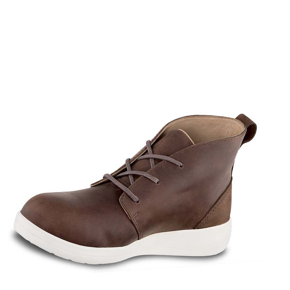 Red Wing Zero-G Lite Safety Toe Women's Chukka Boots Brown | ZA 140EBC